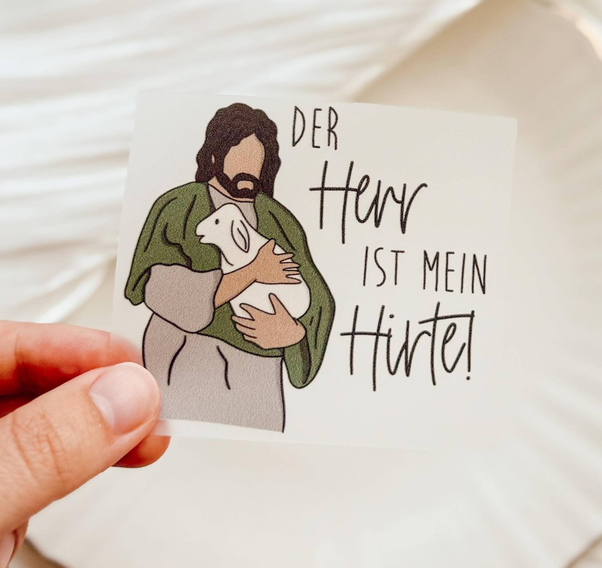 Bügelbild Christlich Der Herr Ist Mein Hirte | Bilder Zum Aufbügeln Patches Aufnäher Bügelbilder Tabsydesign Bügelbild Christlich Der Herr Ist Mein Hirte | Bilder Zum Aufbügeln Patches Aufnäher Bügelbilder Tabsydesign von TabsyDesign