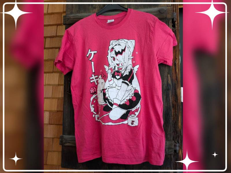 Cake Manga Kawaii T-Shirt Pink | Unisex Harajuku T-Shirt | 100% Cotton Cake Manga Kawaii T-Shirt Pink | Unisex Harajuku T-Shirt | 100% Cotton von TacTokiShop