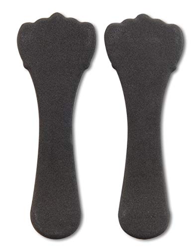 Polster für Fußballen und Ferse, zehenfreie Polsterung, Schaumstoff-Schuheinlagen der neusten Generation für Frauen, Pedi Feetz von Tacco Start Heelz, 1 Paar (Schwarz) von Tacco Footcare