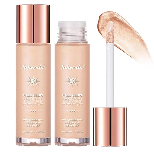 Flüssiger Highlighter, Highlighter-Make-up-Konturstift, Body Shimmer Luminous Lotion Stick, 8-farbiger wasserfester Body Luminizer Glitzerpuder-Kosmetikstift für Frauen von Tacery