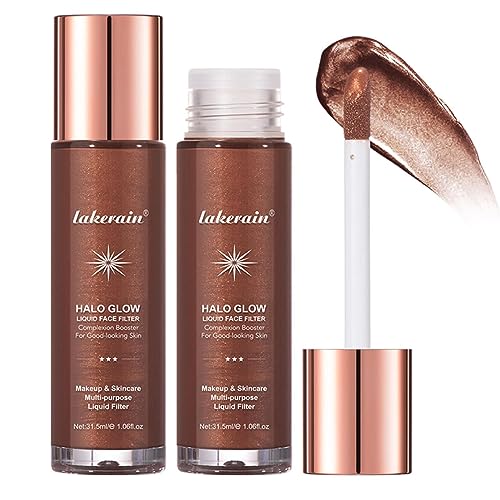 Flüssiger Highlighter, Highlighter-Make-up-Konturstift, Body Shimmer Luminous Lotion Stick, 8-farbiger wasserfester Body Luminizer Glitzerpuder-Kosmetikstift für Frauen von Tacery