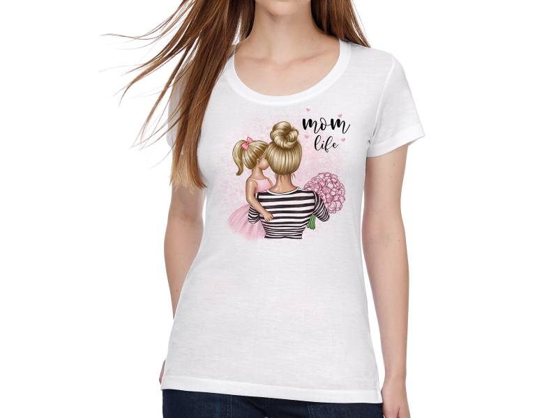 Personalisiertes T-Shirt Mama Mit Kind Mutter Tochter Mami Sohn Kindern Mom Und Kids Muttertag Geschenk von TachinedasCreative