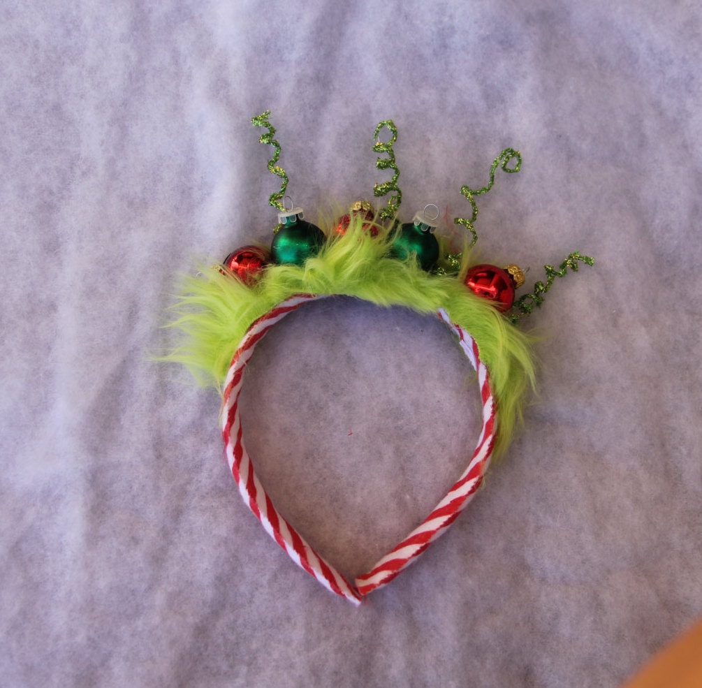 Lustiges Weihnachtsgrinch-stirnband Haarteil Für Weihnachten Lustiges Weihnachtsgrinch-stirnband Haarteil Für Weihnachten von TackyUglySweaters