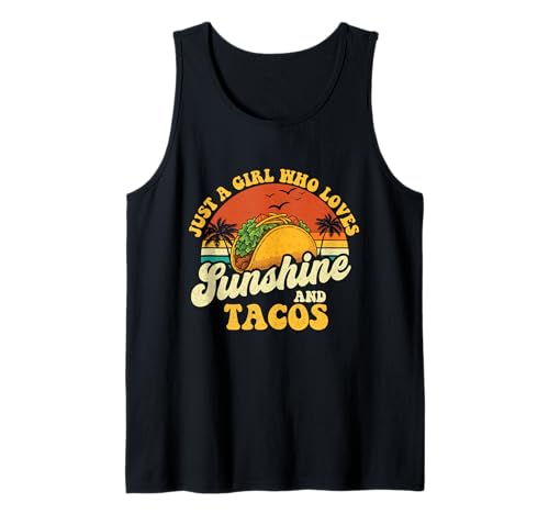 Nur EIN Mädchen, das Sonnenschein und Tacos liebt - Taco Lover Mexico Tank Top von Taco Lover Merch