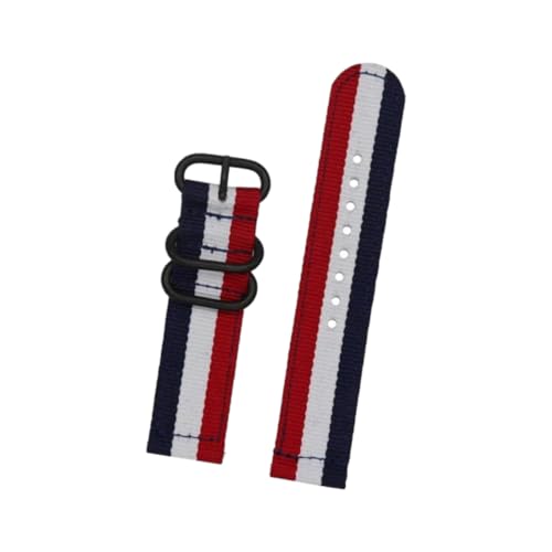 Taconey 18, 20, 22, 24 mm Nylonband, verstellbares Armband, einfach und vielseitig, Schnellverschluss,Farbe1,20 mm von Taconey