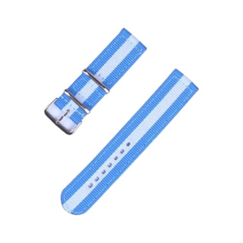 Taconey 18, 20, 22, 24 mm Nylonband, verstellbares Armband, einfach und vielseitig, Schnellverschluss,Farbe2,22 mm von Taconey