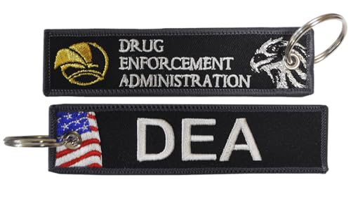 Tacro Schlüsselanhänger DEA Drug Enforcement Administration Polyester 12 cm, Schwarz , One size Tacro Schlüsselanhänger DEA Drug Enforcement Administration Polyester 12 cm, Schwarz , One size von Tacro