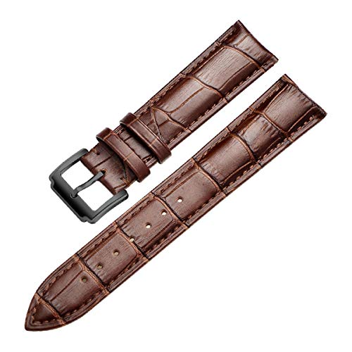 Uhrenarmband Kalb echtes Leder-Uhrenarmband 18mm-24mm Uhrenarmband-Zubehör Armband,13mm von Tactfulw