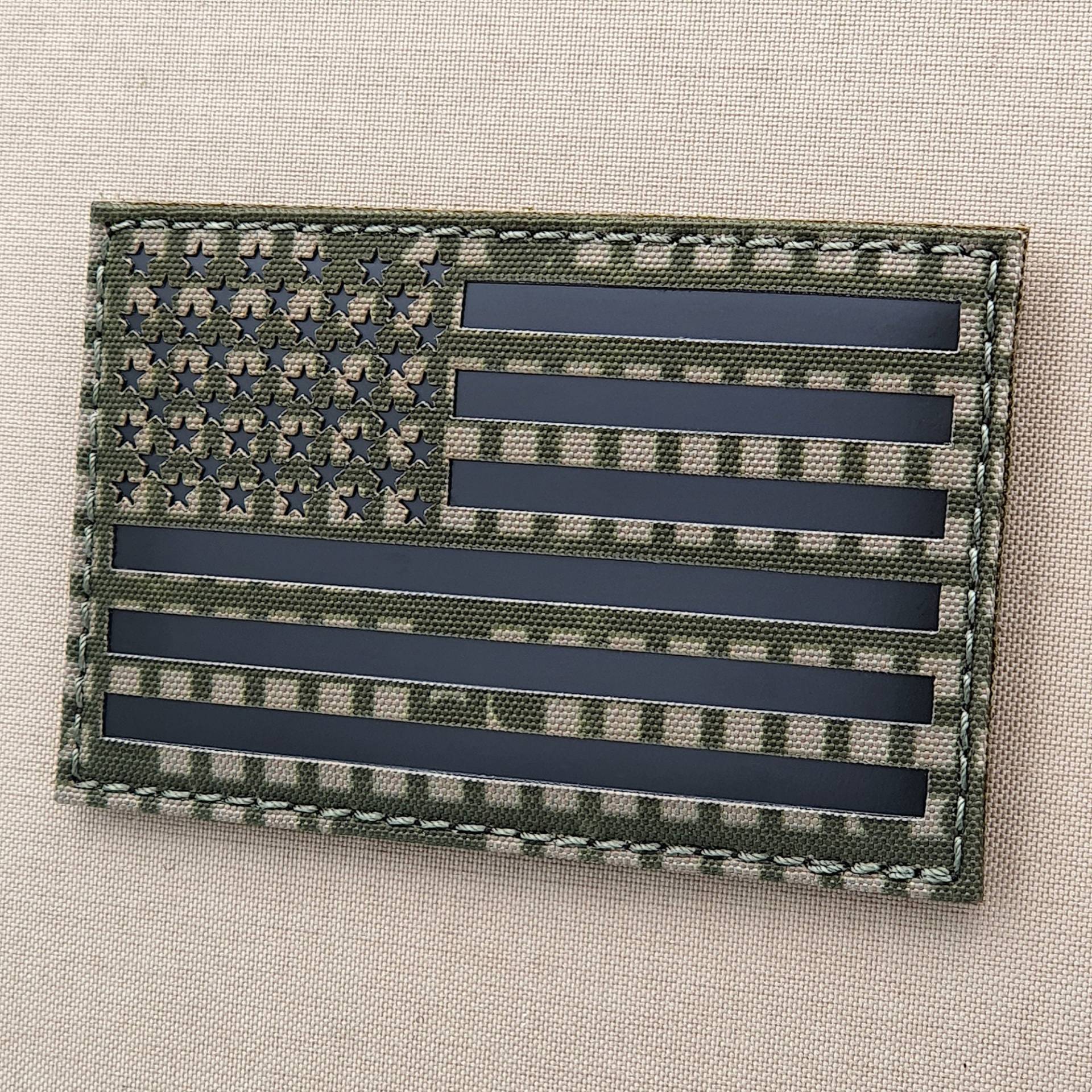 Amerika Usa Flagge 3"x15" Us Vorwärts Lasercut Aufnäher von TacticalFreaky