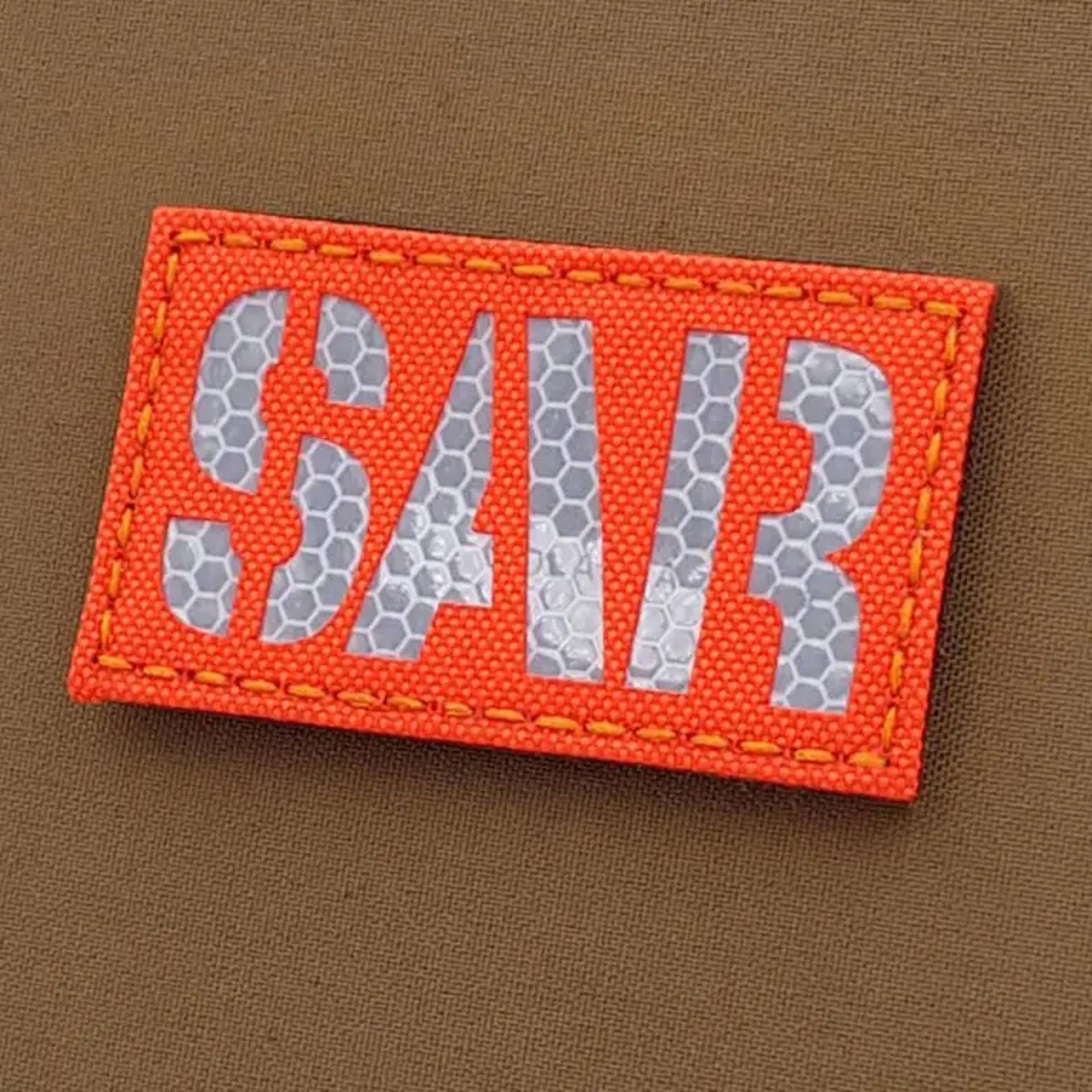 Hi Viz Sar 2 "× 3, 5" Such - Und Rettungs-Laser Cut Patch von TacticalFreaky