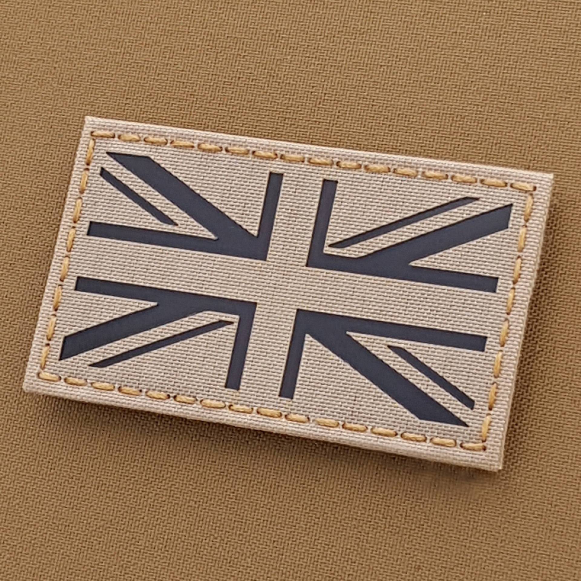 Uk Union Jack British Army Military Iff Tactical 2 "x 3, 5" Laser Cut Moral Patch von TacticalFreaky