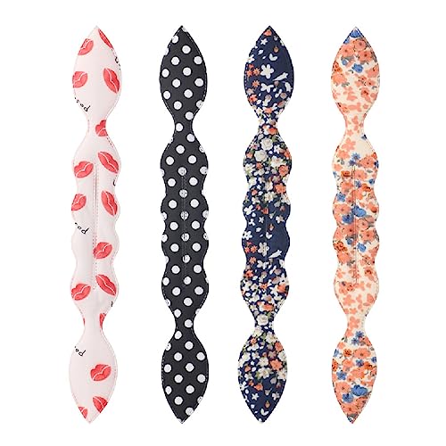 Tadipri Haarknotenmacher Hair Bun Maker Haarknoten Maker Flexible Donut Twist Haarstyling Französisch Deft Dutt Haarband Frisierhilfe Wiederverwendbare Haarschmuck für Mädchen Frauen（4 Stück ） von Tadipri