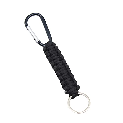 Tadipri Schlüsselanhänger Karabiner - Paracord Karabinerhaken Schlüsselanhänger Kurz für Arbeit Autoschlüssel Flasche Camping Wandern Jungen/Mädchen/Herren/Frauen von Tadipri