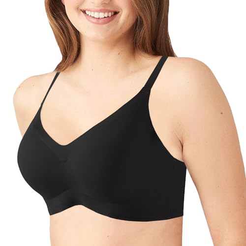 Taeku Minimizer BH, Damen Ohne Bügel V Ausschnitt Bralette BHS Atmungsaktiver Ultrakomfortabler Schlaf BH Mit VerläNgerung (Schwarz XL) von Taeku