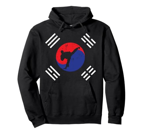 Coole Taekwondo Geschenke Kinder Männer Frauen Jungen Südkorea Flagge Pullover Hoodie von Taekwondo Gifts by Alexis Mae