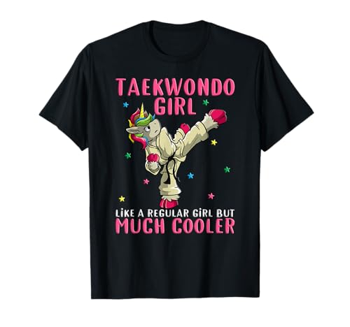 Taekwondo Girl lustiges Einhorn Tae Kwon Do Geschenk T-Shirt Taekwondo Girl lustiges Einhorn Tae Kwon Do Geschenk T-Shirt von Taekwondo Girls Shop