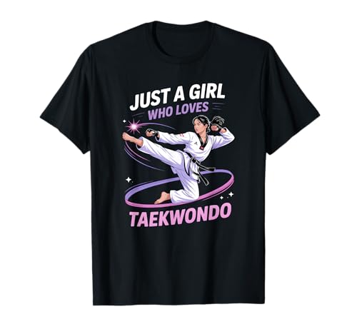 Mädchen Taekwondo T-Shirt Mädchen Taekwondo T-Shirt von Taekwondo Shirts & Gifts for Girls