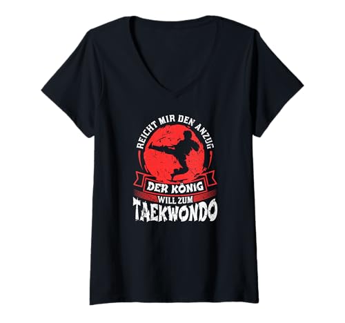 Damen Taekwondoanzug Taekwondo T-Shirt mit V-Ausschnitt Damen Taekwondoanzug Taekwondo T-Shirt mit V-Ausschnitt von Taekwondo Tshirts für Männer