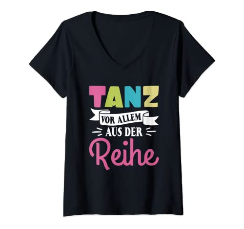 Damen Tänzer Tänzerin Party Tanzschule Tanz aus der Reihe T-Shirt mit V-Ausschnitt Damen Tänzer Tänzerin Party Tanzschule Tanz aus der Reihe T-Shirt mit V-Ausschnitt von Tänzerin & Tänzer Tanz aus der Reihe