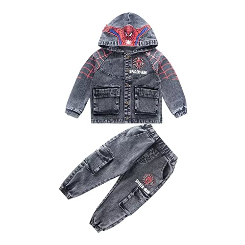 Taenzoess Kinder Bekleidungsset Spiderman Kostüm Baby Junge Kleidung Outfit Kinderanzug von Taenzoess