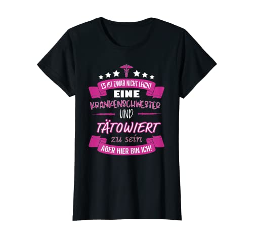 Damen Krankenschwester Tätowiert Spruch Geschenk T-Shirt Damen Krankenschwester Tätowiert Spruch Geschenk T-Shirt von Tätowierte Krankenschwester Spruch Geschenkideen