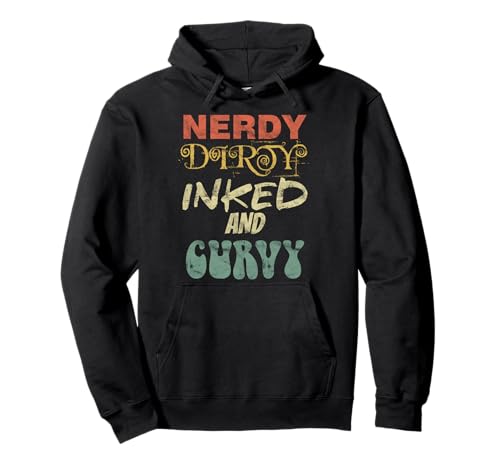 Tattoo Lovers Tätowierte Frauen Nerdy Dirty Inked Curvy Pullover Hoodie von Tätowierte Mädchen Frauen Kurvige Geschenke
