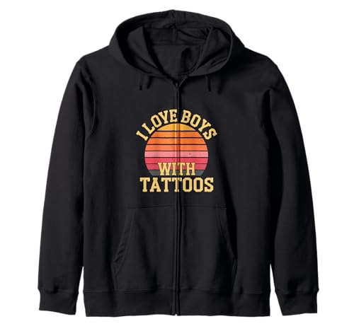 I Love Boys with Tattoos Ink Artist Appreciation ||- Kapuzenjacke I Love Boys with Tattoos Ink Artist Appreciation ||- Kapuzenjacke von Tätowierte Romantiker