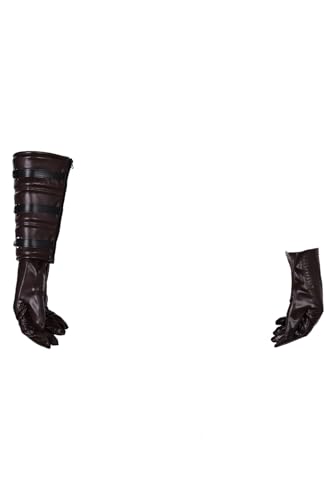 Taeyue Anakin Skywalker Cosplay Handschuhe Herren Halloween Karneval Zubehör Anakin Handschuh Guard Set Erwachsene, M von Taeyue
