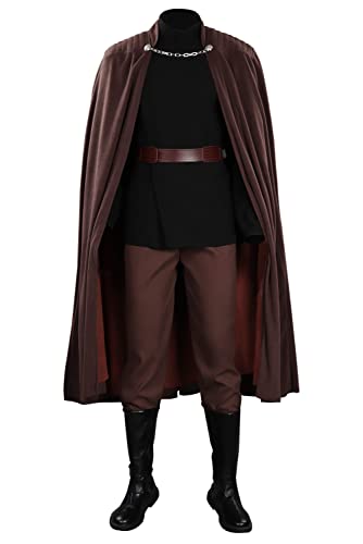 Taeyue Count Dooku Kostüm Cosplay Attack of The Clones Uniform Outfit Erwachsene Herren Halloween Karneval die Party Anzug, XL von Taeyue