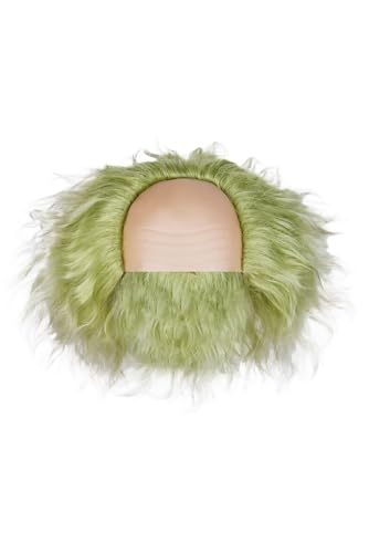 Taeyue Lydia Deetz Cosplay Perücke Movie Beetle Zubehör Requisite Damen Herren Halloween Karneval Perücken Erwachsene, Grün von Taeyue