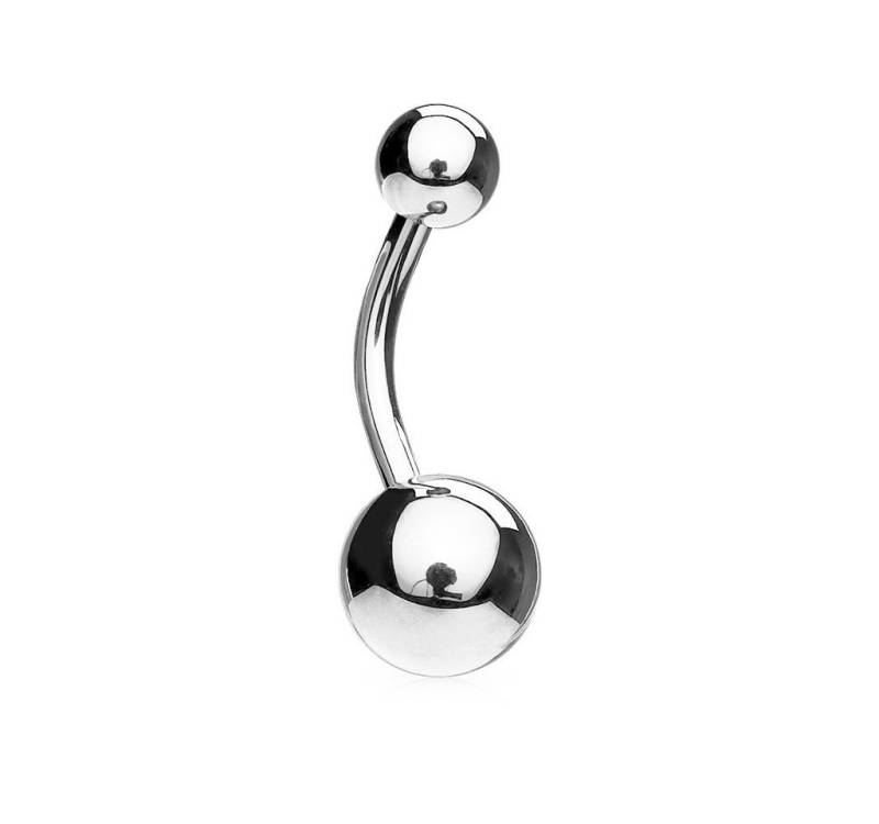 Taffstyle Bauchnabelpiercing Bauchnabelpiercing Stecker verschiedene Silber 1,6mm x 11mm x 4x6mm (Piercing Schmuck Stecker), Größe & Farben Banane Bauchnabelpiercing Banane Bauchnabel von Taffstyle