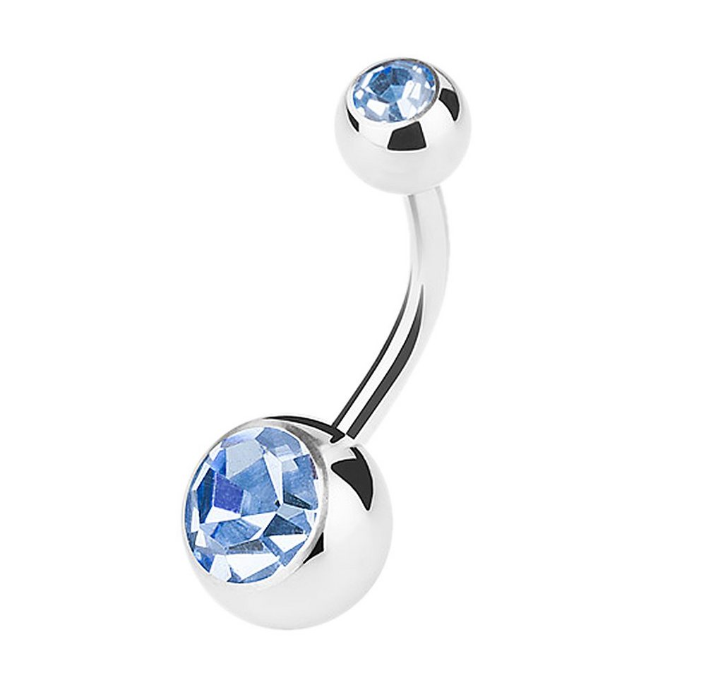 Taffstyle Bauchnabelpiercing Piercing Bauch Stecker Gebogen Doppel Kristall, Bauchnabelpiercing Banane Stecker Gebogen Doppel Multi Kristall Kugel Taffstyle Bauchnabelpiercing Piercing Bauch Stecker Gebogen Doppel Kristall, Bauchnabelpiercing Banane Stecker Gebogen Doppel Multi Kristall Kugel von Taffstyle