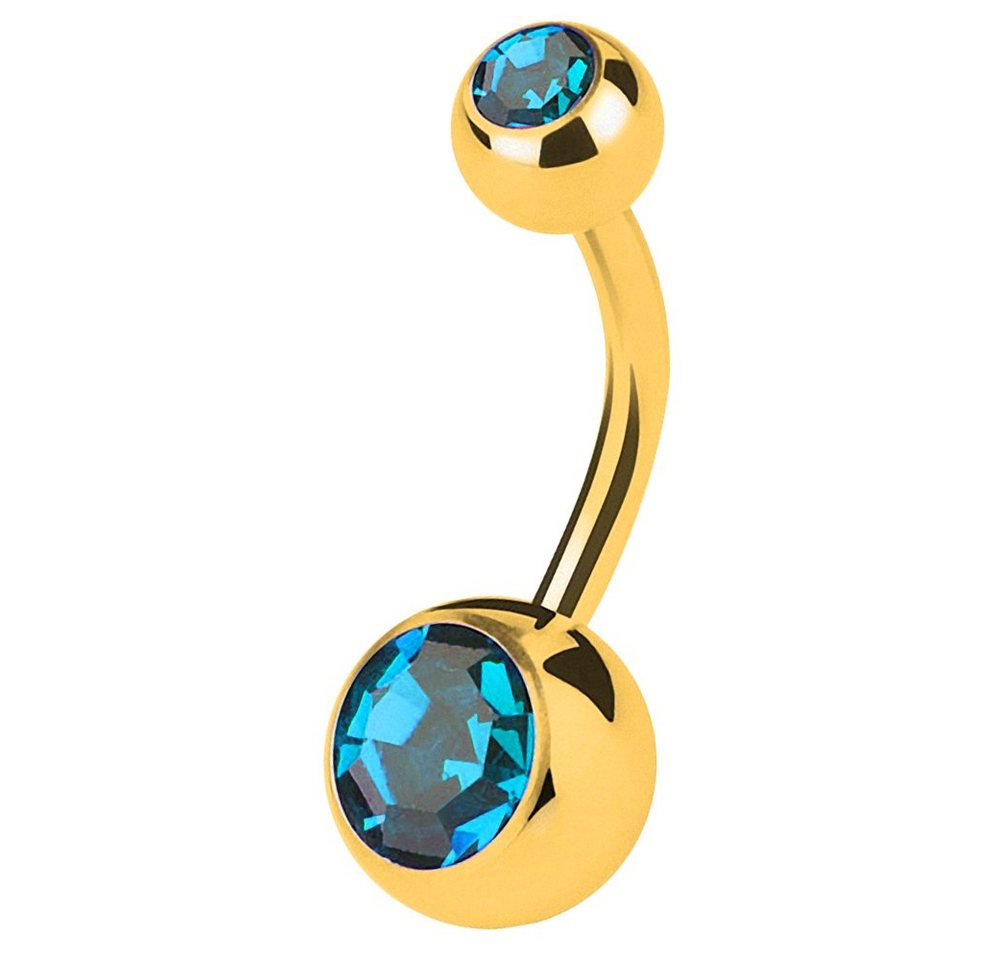 Taffstyle Bauchnabelpiercing Piercing Chirurgenstahl Vergoldet Zwei Kristall, Bauchnabelpiercing Bauch Bauchnabel Banane Stecker Anhänger Doppel Taffstyle Bauchnabelpiercing Piercing Chirurgenstahl Vergoldet Zwei Kristall, Bauchnabelpiercing Bauch Bauchnabel Banane Stecker Anhänger Doppel von Taffstyle
