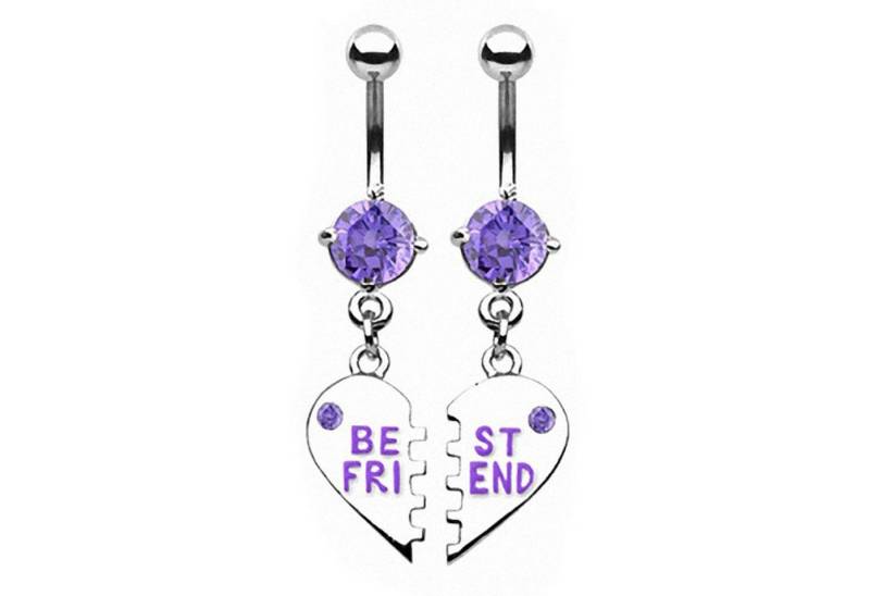Taffstyle Bauchnabelpiercing Piercing Set Chirurgenstahl Kristall Beste Freunde, Bauchnabelpiercing Set Chirurgenstahl mit Kristall Herz Beste Freunde Taffstyle Bauchnabelpiercing Piercing Set Chirurgenstahl Kristall Beste Freunde, Bauchnabelpiercing Set Chirurgenstahl mit Kristall Herz Beste Freunde von Taffstyle