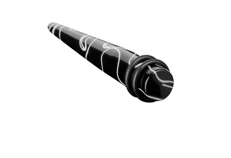 Taffstyle Dehnungsstab Piercing Dehnstab Taper Expander Ohr Stab Marmor, Ohrpiercing Dehnungsstab Dehnstab Ohr Stab Marmor 1,6mm 16mm oder Set von Taffstyle