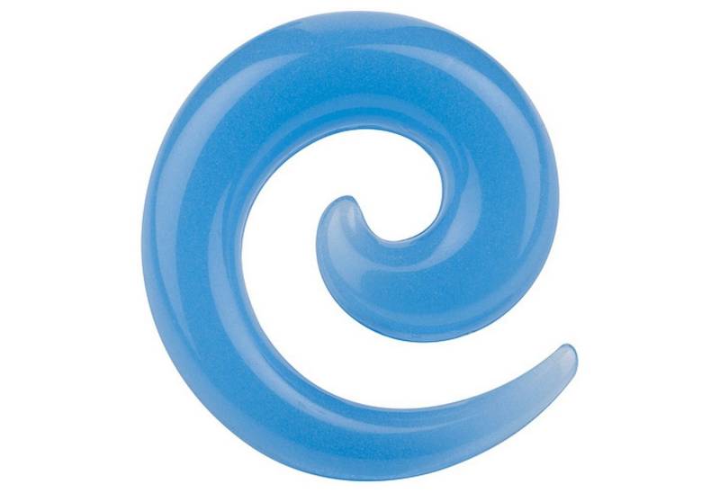 Taffstyle Dehnungsstab Piercing Schnecke Expander Kunststoff Glow Dark, Piercing Ohrpiercing Dehnungsspirale Dehnungsschecke Schnecke Expander von Taffstyle