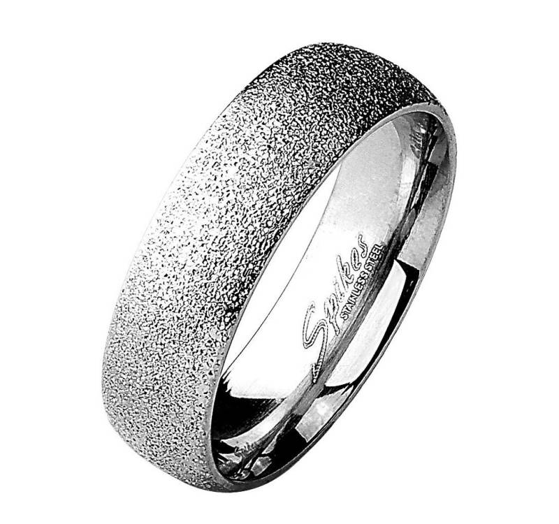 Taffstyle Fingerring Herren Damen Ring sandgestrahlt Diamantoptik Verlobungsring (Moderner Partnerring, Ehering, Freundschaftsring in Diamantoptik, wählbar in vielen Farben), Ideal auch als Geschenk zu Weihnachten oder Geburtstag von Taffstyle