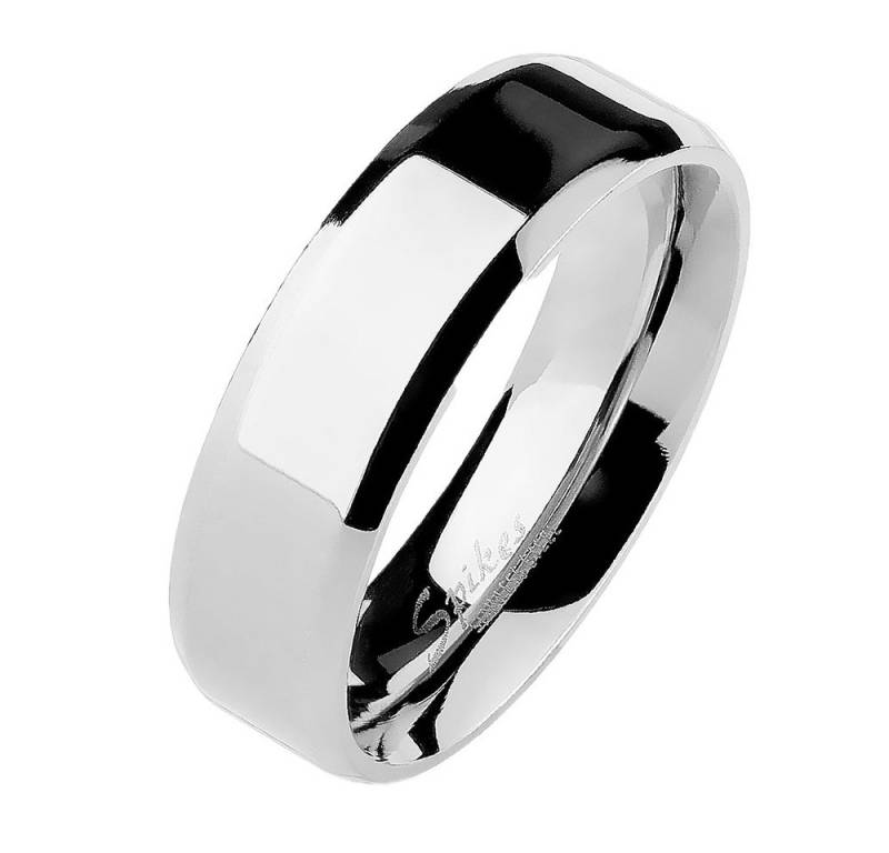 Taffstyle Fingerring Herren & Damen Ring Edelstahl silbern Größe 57 (18.1) Breit 4mm (Trauring Hochzeitsring), Herrenring Damenring Freundschaftsring Paarring Partnerring Ehering von Taffstyle