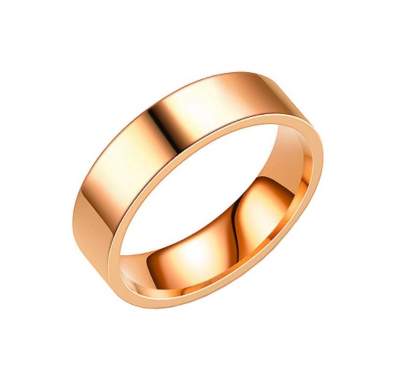 Taffstyle Fingerring Ring Partnerring Edelstahl Fingerring Rosegold Größe 60 (19.1) (Partnerring Ehering Trauring Hochzeitsring), Herren Damen Freundschaftring Herrenring Damenring Paarring von Taffstyle