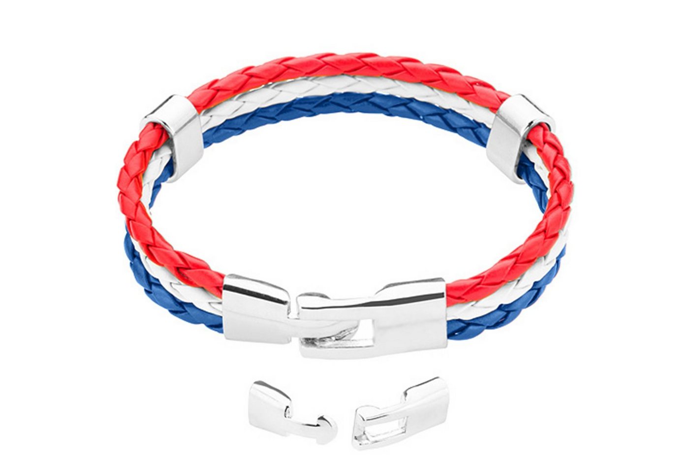 Taffstyle Freundschaftsarmband Damen Herren Armband geflochten Fahne Fanartikel Land Kroatien 21cm von Taffstyle