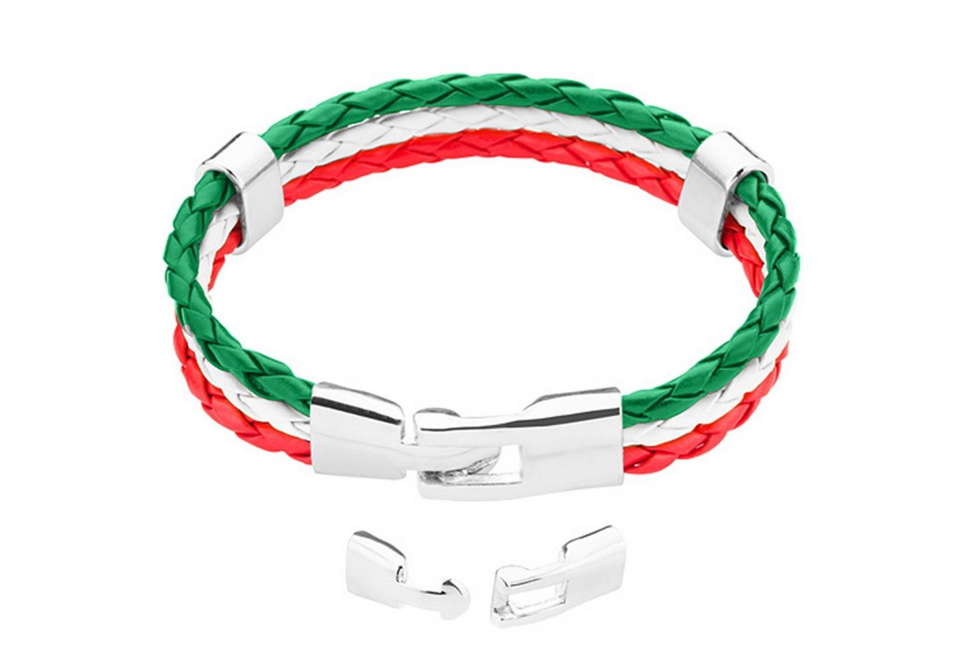 Taffstyle Freundschaftsarmband Damen Herren Armband geflochten Fahne Fanartikel Land Mexico 21cm von Taffstyle