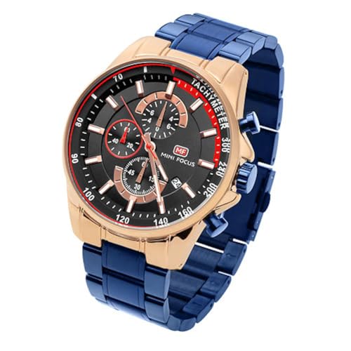 Taffstyle Herren Armbanduhr Edelstahl Wasserdicht Quarz Analog Datum Stopp Stoppuhr Alarm Chronograph Uhr Flieger Sport Fliegeruhr Sportuhr Groß XXL Herrenuhr Männer Blau Taffstyle Herren Armbanduhr Edelstahl Wasserdicht Quarz Analog Datum Stopp Stoppuhr Alarm Chronograph Uhr Flieger Sport Fliegeruhr Sportuhr Groß XXL Herrenuhr Männer Blau von Taffstyle