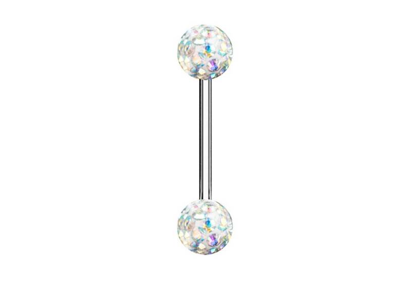 Taffstyle Intimpiercing Brust Intimpiercing Multi Ferido Kristall Kugeln, Intim Piercing Brust Intimpiercing Multi Ferido Kristall Kugeln von Taffstyle