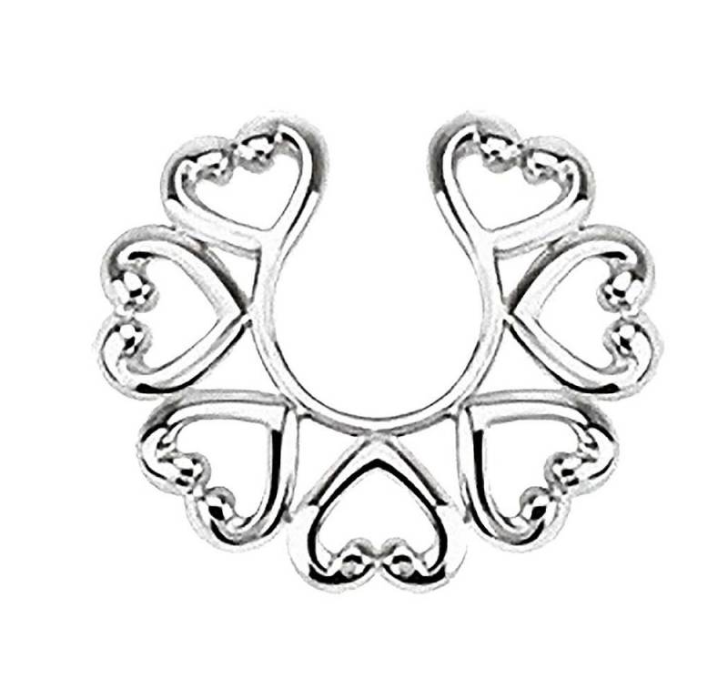 Taffstyle Intimpiercing Intim Brustpiercing Klemmring Schild Tribal ring, Intim Brustpiercing Intimpiercing Klemmring Schild Tribal ring Modell von Taffstyle
