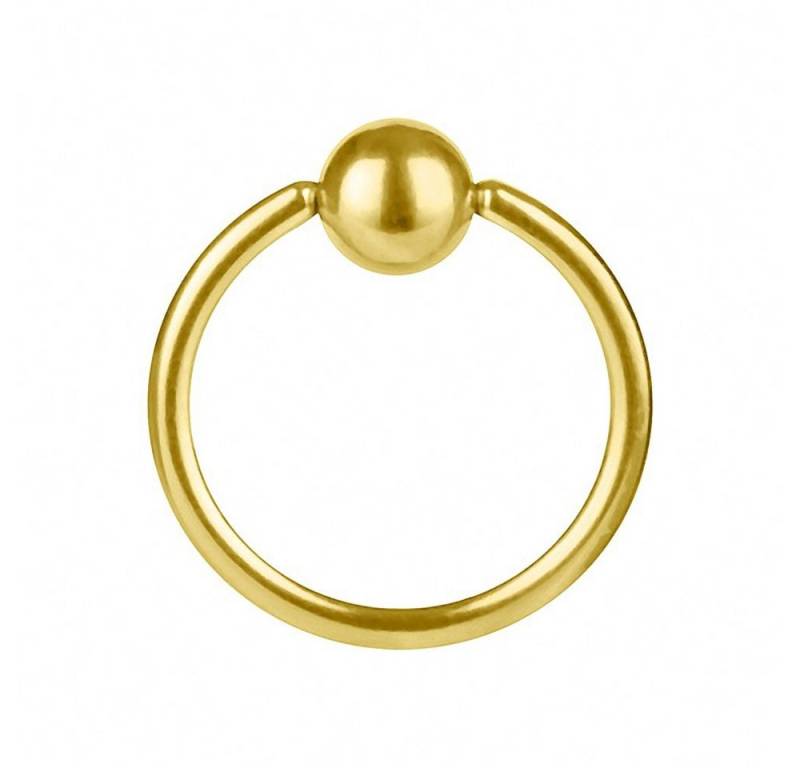 Taffstyle Intimpiercing Intim Piercing BCR Ring Klemm Ohr Nase Lippe Brust, Piercing BCR Ring Septum Klemm Big Captive Bead Tragus Helix Ohr Nase von Taffstyle