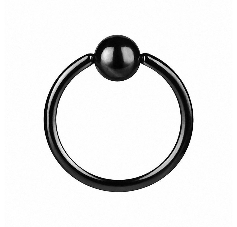 Taffstyle Intimpiercing Intim Piercing BCR Ring Klemm Ohr Nase Lippe Brust, Piercing BCR Ring Septum Klemm Big Captive Bead Tragus Helix Ohr Nase von Taffstyle