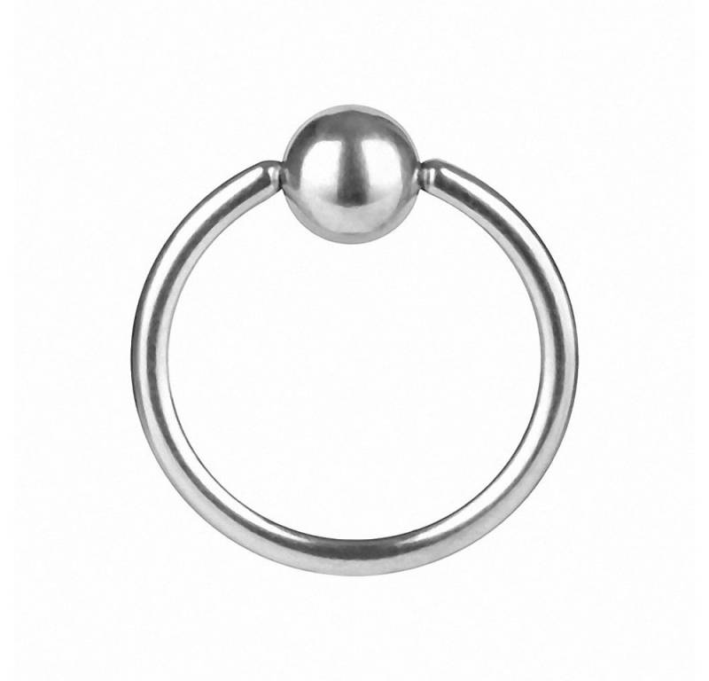 Taffstyle Intimpiercing Intim Piercing BCR Ring Klemm Ohr Nase Lippe Brust, Piercing BCR Ring Septum Klemm Big Captive Bead Tragus Helix Ohr Nase von Taffstyle