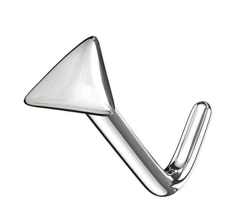 Taffstyle Nasenpiercing Nasenstecker Nasenpiercing Schmuck Dreieck, 14 Karat Gold Piercing Stab Stecker Barbell Nase Tragus Helix Lippe von Taffstyle