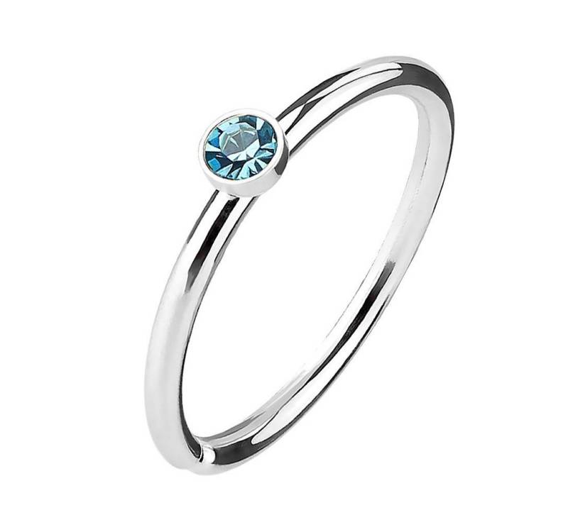 Taffstyle Nasenpiercing Piercing Hoop Ohr Helix Nasen Lippen Ring Kristall, Universal Lippenpiercing Nasenpiercing Ohrpiercing Intimpiercing von Taffstyle