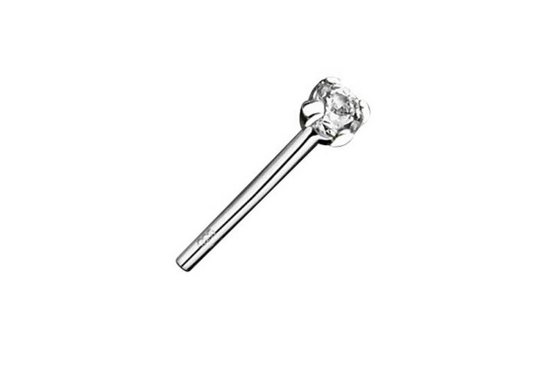 Taffstyle Nasenpiercing Piercing Nase Ohr Lippe Intim 925 Silber Kristall, Piercing Barbell Nasenpiercing Nasenstecker Tragus Helix Ohrpiercing von Taffstyle